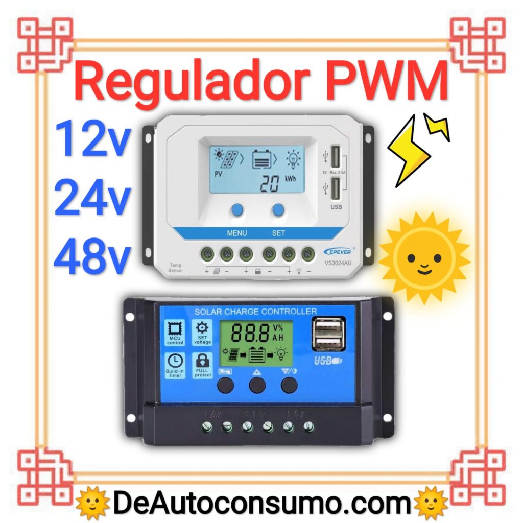 Regulador PWM 12v 24v 48v
