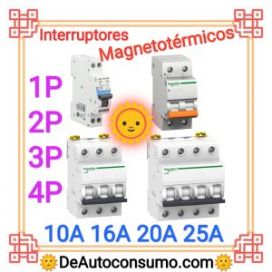 Interruptores Magnetotérmicos