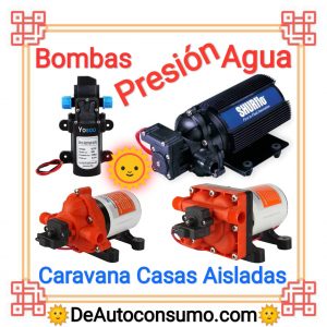 Bombas de Presión de Agua Caravana Casas Aisladas