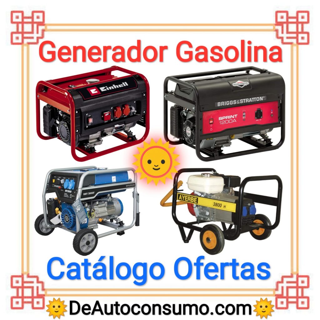 Generador Gasolina Eléctrico Catálogo Ofertas