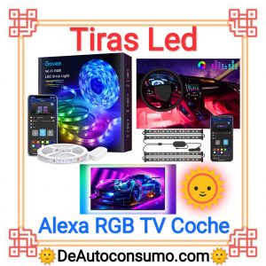 Tiras Led Alexa RGB TV Coche Hogar